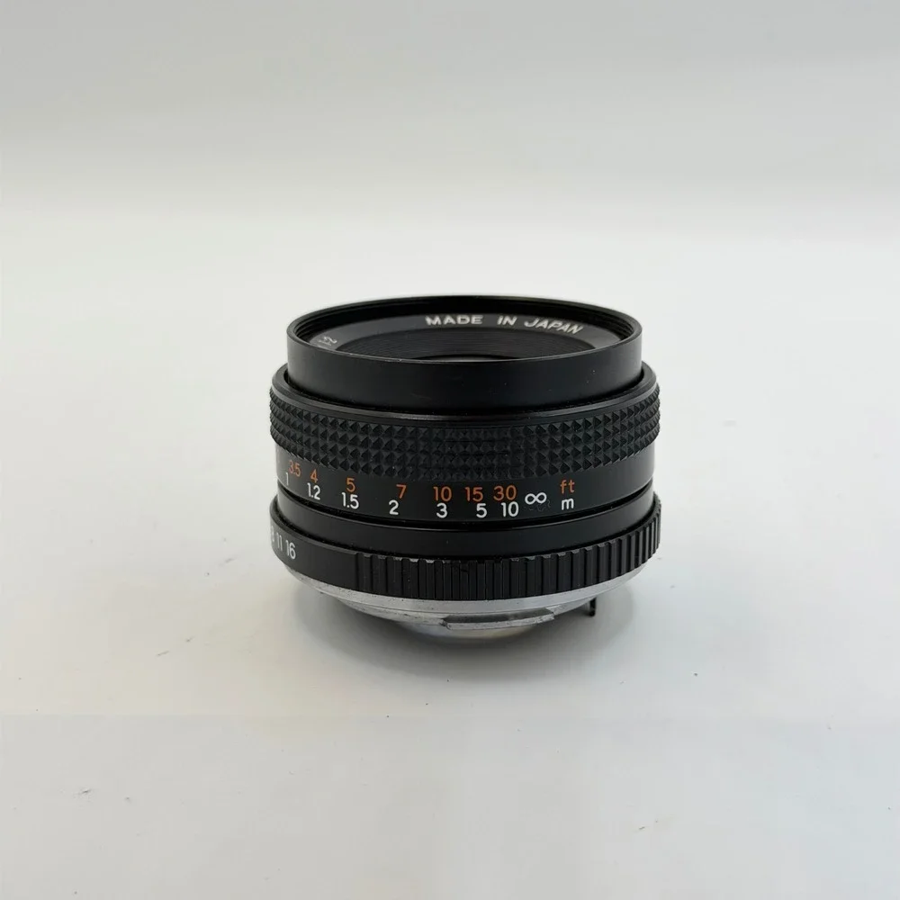 Yashica ML 50mm f2 Lens Contax Yashica CY Mount Manual Focus Prime Made in Japan
